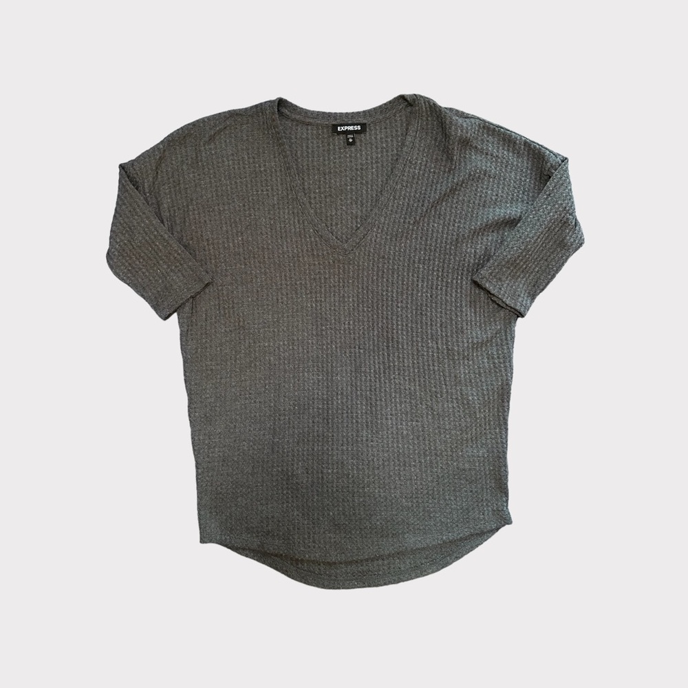 Express V Neck Dolman Sleeve Top